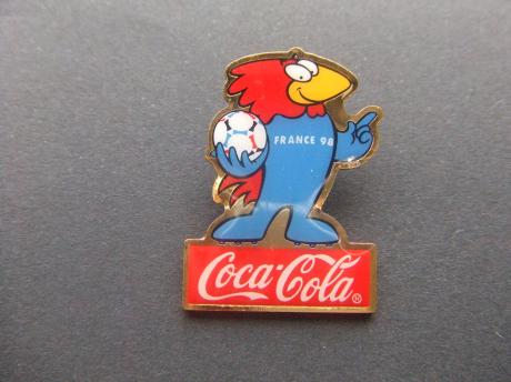Coca Cola WK voetbal Frankrijk 1998 mascotte